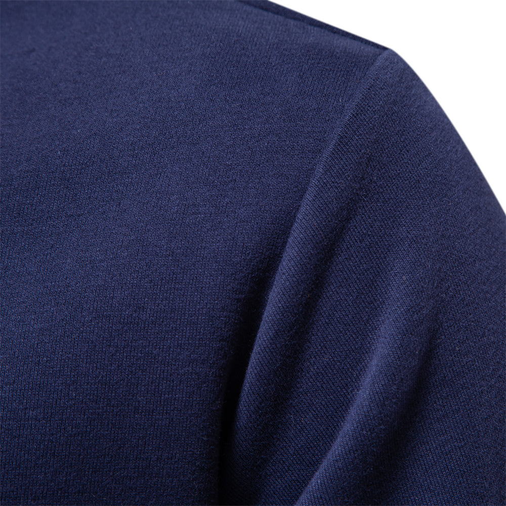 Casualny Sweter Polo z Zapięciem na Guziki Męski | Idealny na Jesień/Zimę