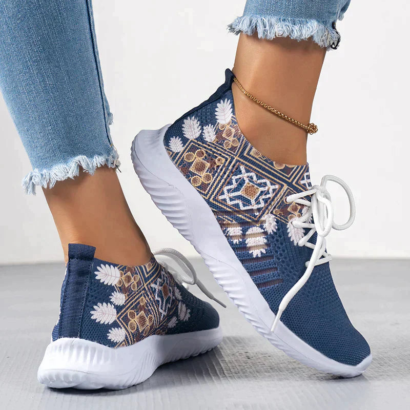 Variant image for Kobiece Stylowe Syntetyczne Sneakersy z Oddychającego Materiału z Komfortową Wkładką-10