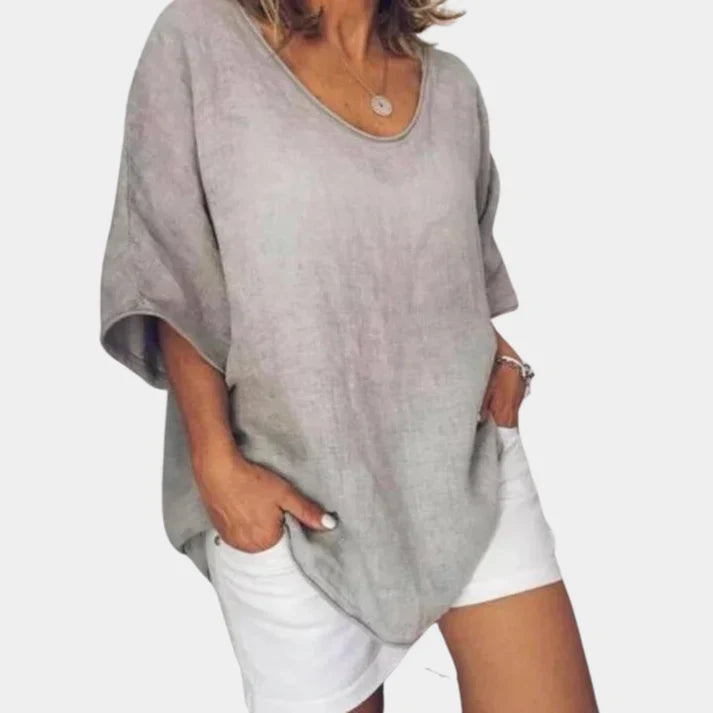 T Shirt Damski Wygodny Bawełna z Modnym Designem