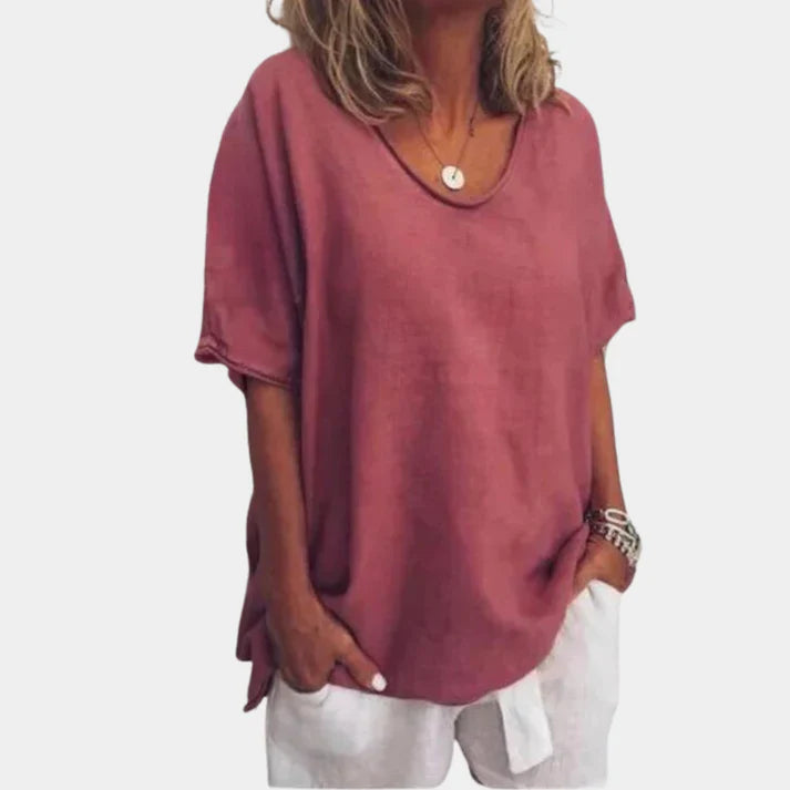 T Shirt Damski Wygodny Bawełna z Modnym Designem