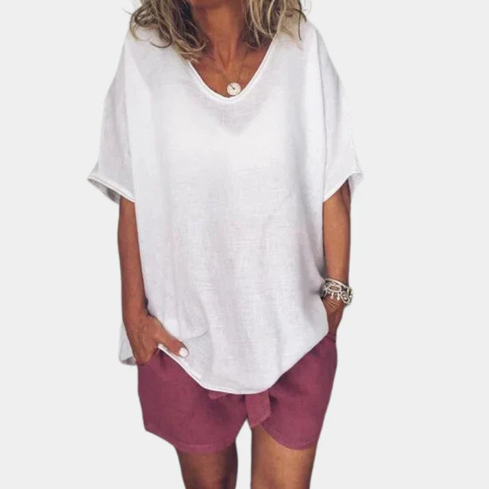 T Shirt Damski Wygodny Bawełna z Modnym Designem