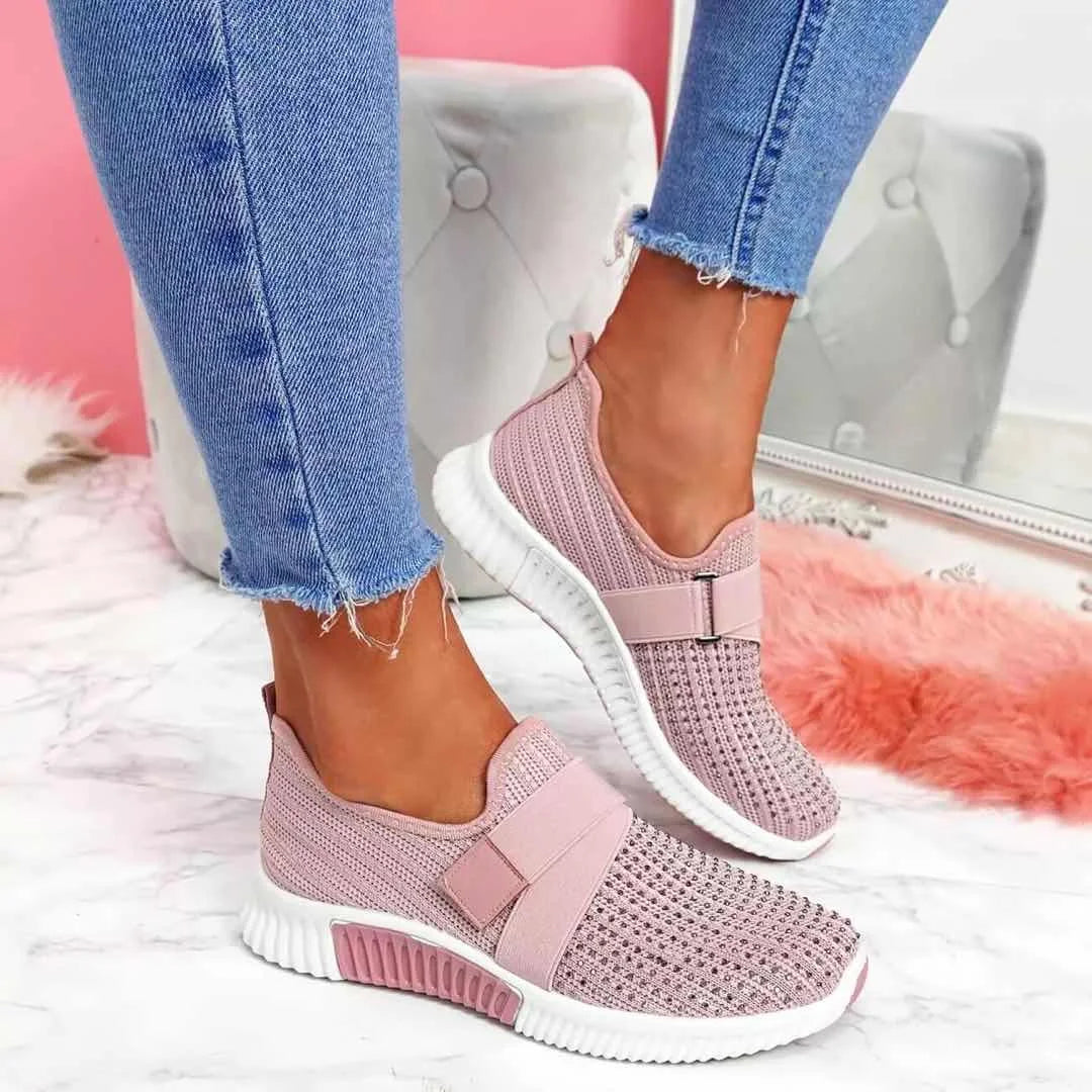 Damskie Buty z Regulowanym Zapięciem