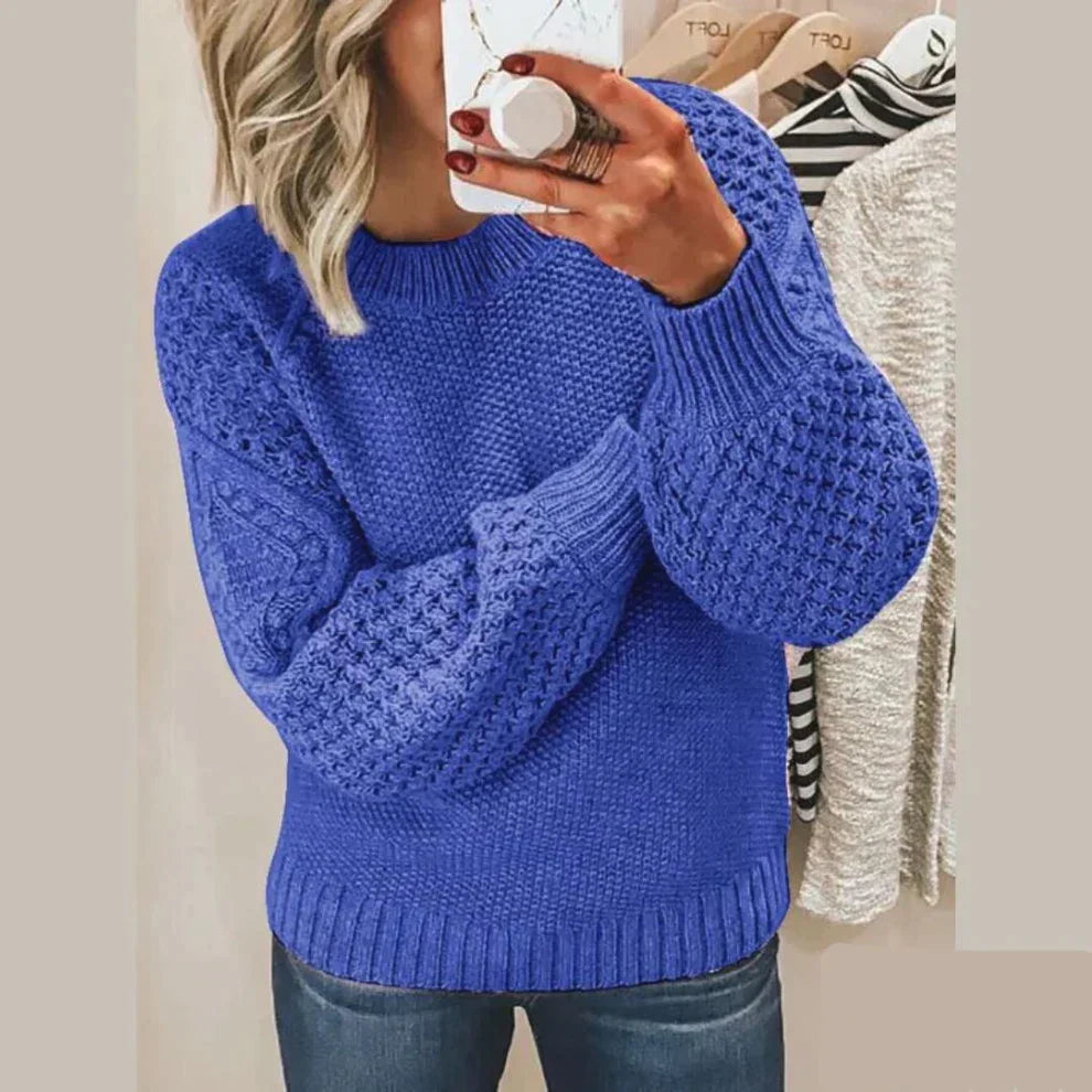 Damski Elegancki Sweter z Wysokiej Jakości Materiału z Komfortowym Krojem