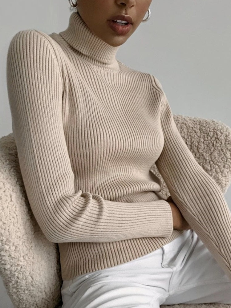 Sweter Damski Stylowy z Miękkiego Materiału z Unikalnym Wzorem