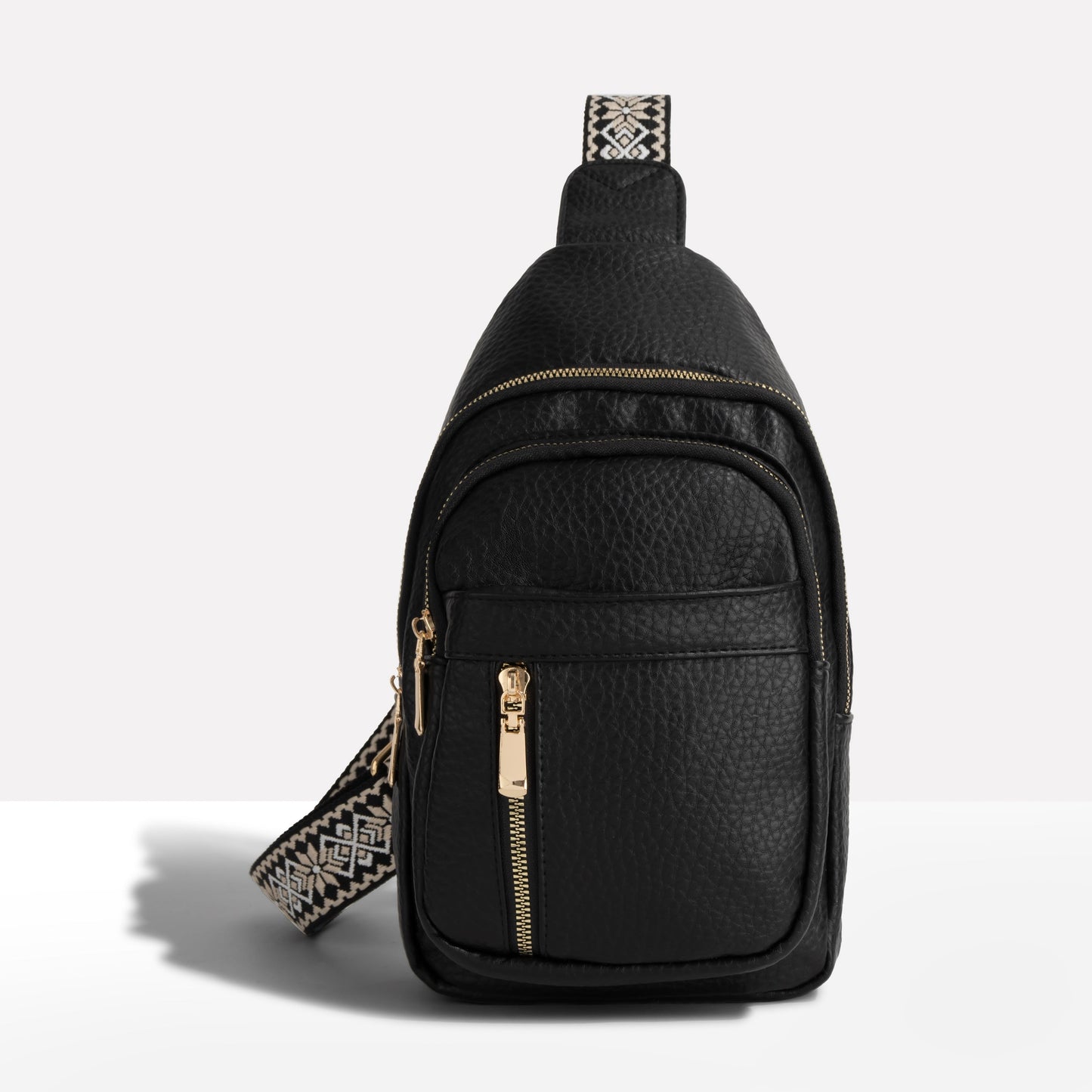 Męska Torba na Ramię Crossbody z Regulowanym Paskiem