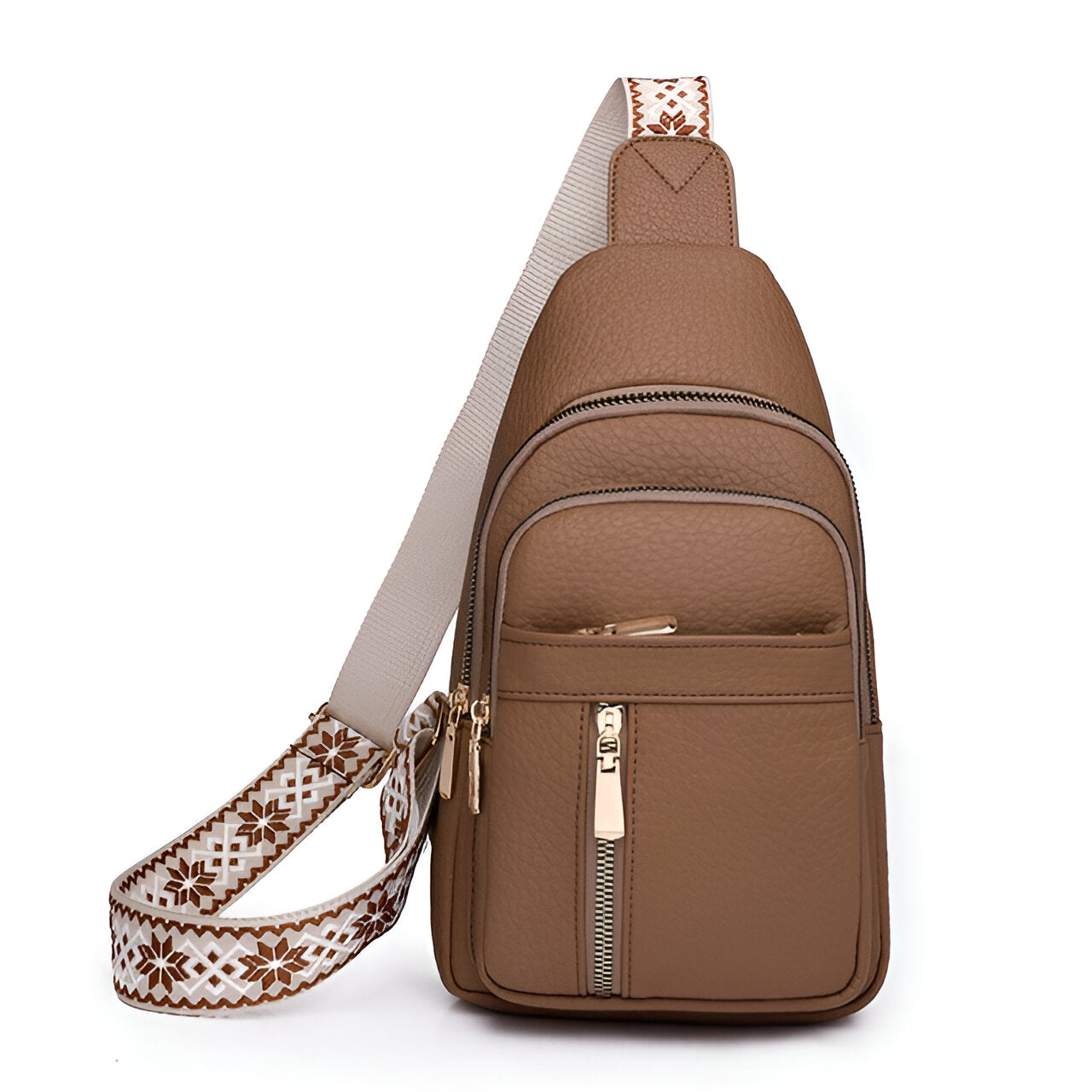 Męska Torba na Ramię Crossbody z Regulowanym Paskiem