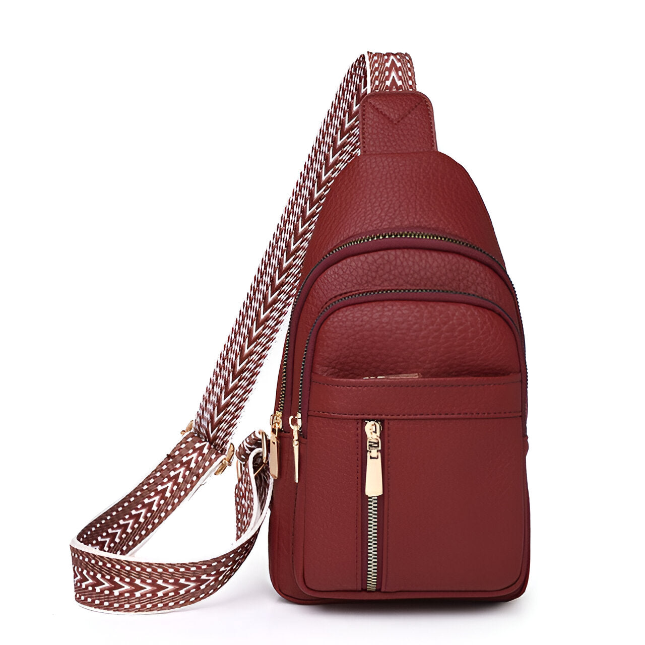 Męska Torba na Ramię Crossbody z Regulowanym Paskiem