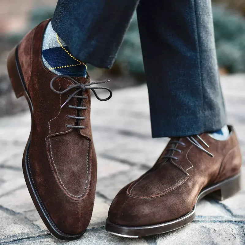 Męskie Klasyczne Buty Oxford z Antypoślizgową Podeszwą 4