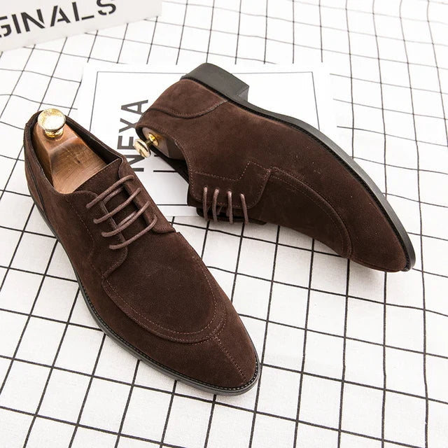 Męskie Klasyczne Buty Oxford z Antypoślizgową Podeszwą 6