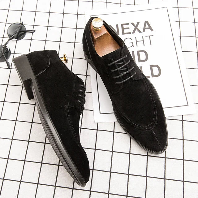 Męskie Klasyczne Buty Oxford z Antypoślizgową Podeszwą 8