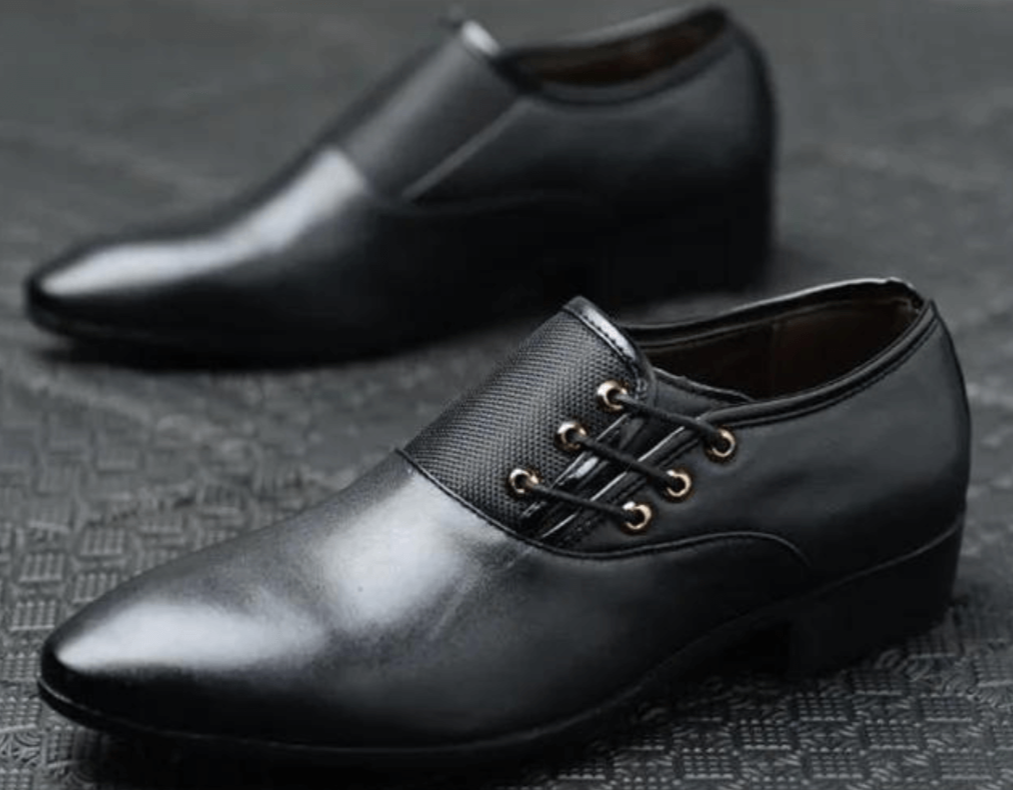 Męskie Sznurowane Buty Klasycznego Kroju 5