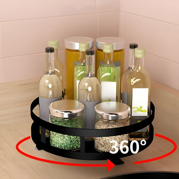 Organizer Metalowy na 3 Poziomach z Obrotowym 360°