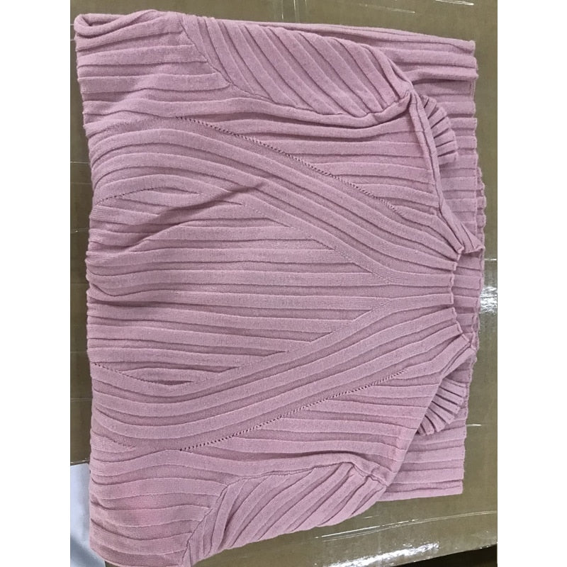 Variant image for Sweter Damski Elegancki z Miękkiego Materiału z Długimi Rękawami-4