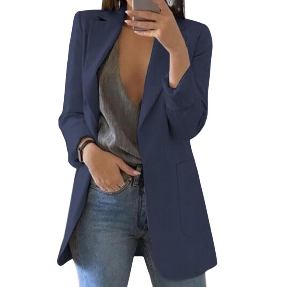 Variant image for Damski Elegancki Wysokiej Jakości Blazer Slim Fit z Długimi Rękawami-25