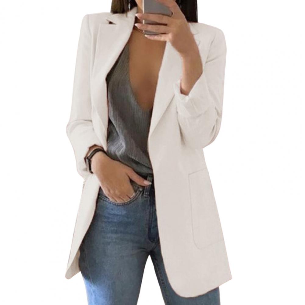 Variant image for Damski Elegancki Wysokiej Jakości Blazer Slim Fit z Długimi Rękawami-18