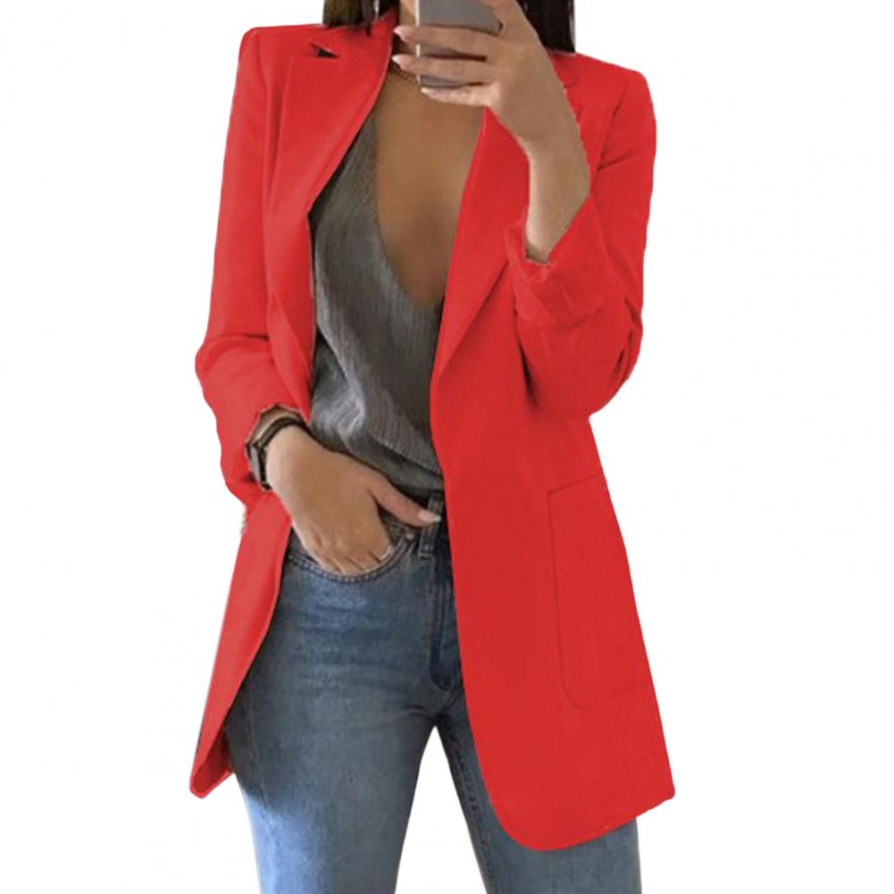 Variant image for Damski Elegancki Wysokiej Jakości Blazer Slim Fit z Długimi Rękawami-11