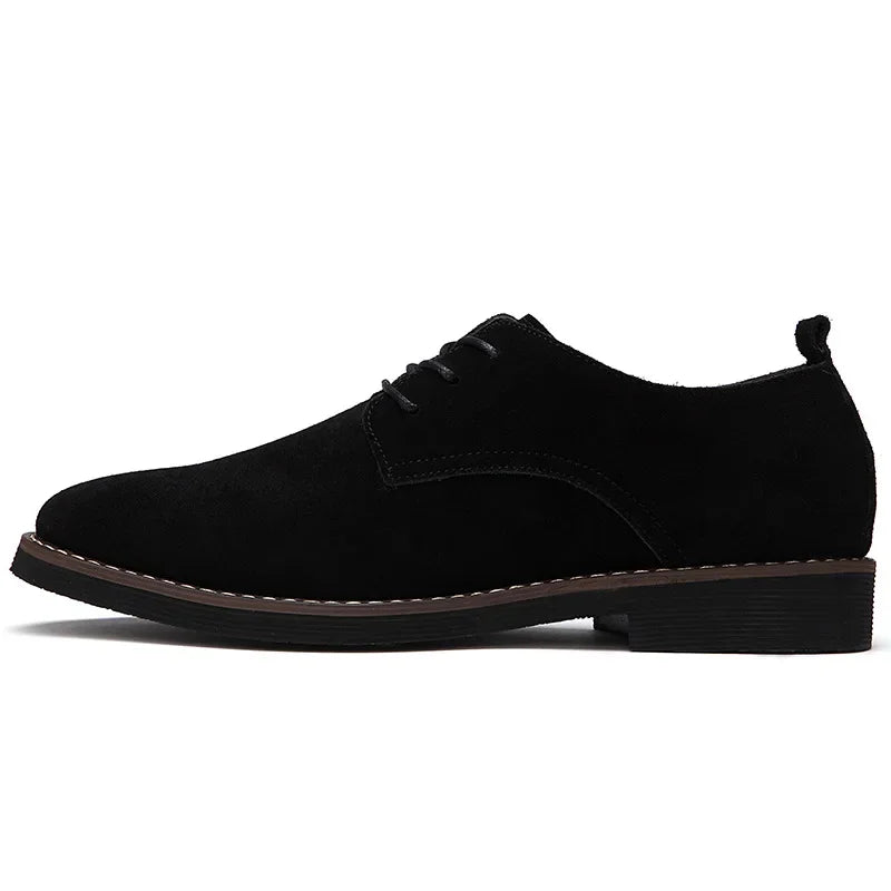 Casual Buty Oxford z Zamszu z Sznurowaniem Męski | Idealne na codzienne dni