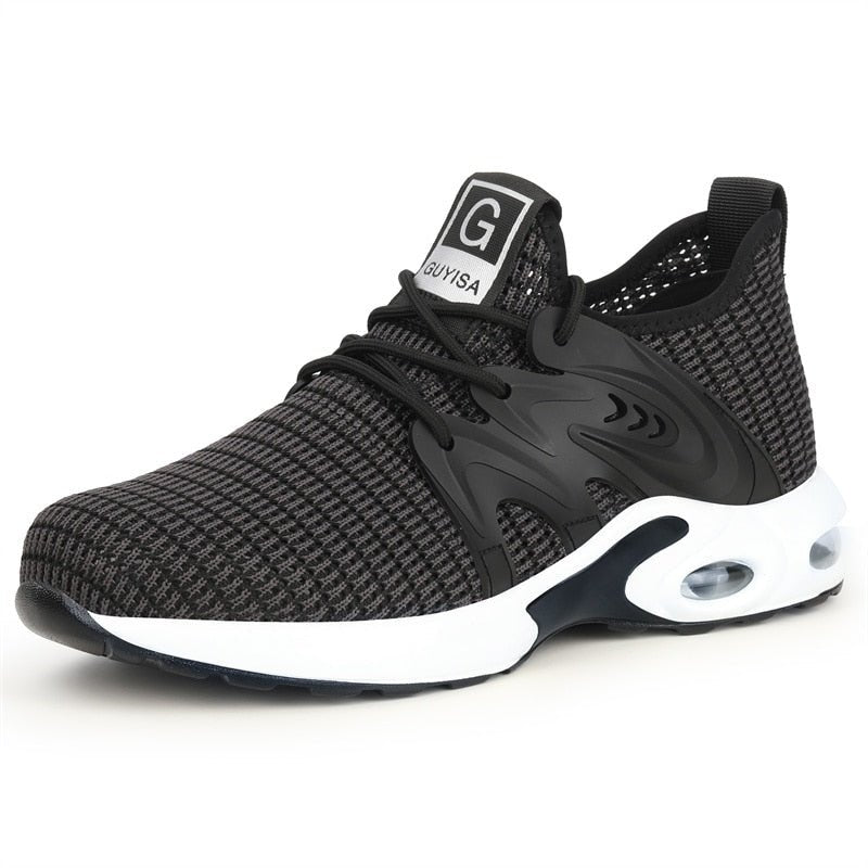 Variant image for Męskie Wygodne Syntetyczne Buty Robocze z Stalowym Noskiem z Ergonomiczną Konstrukcją-1
