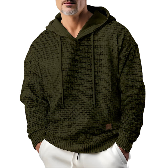 Casualny Sweter z Kapturem Męski | Idealny na Jesień/Zimę
