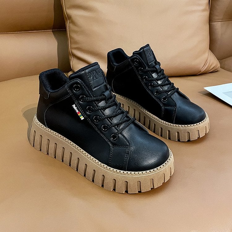 Variant image for Damskie Nowoczesne Syntetyczne Sneakersy z Antypoślizgową Podeszwą-17