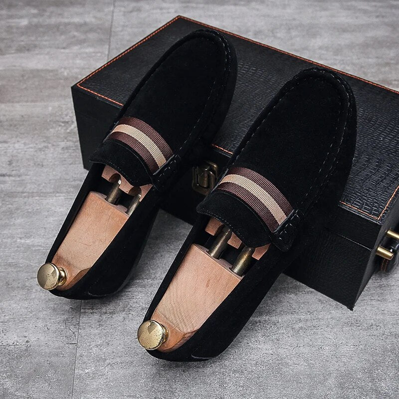 Variant image for Męskie Stylowe Zamszowe Loafersy z Wygodną Wkładką-29