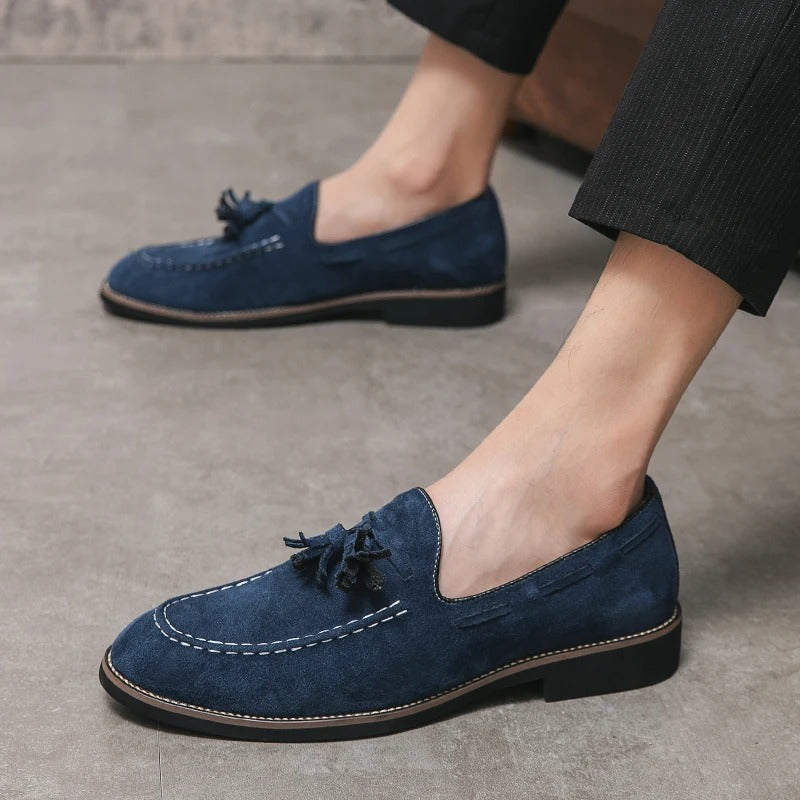 Variant image for Męskie Eleganckie Zamszowe Loafersy z Klasycznym Detalem-23