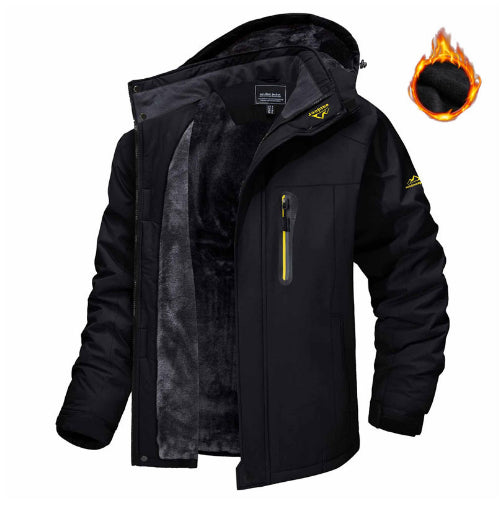 Ciepła, wodoodporna kurtka męska na jesień/zimę