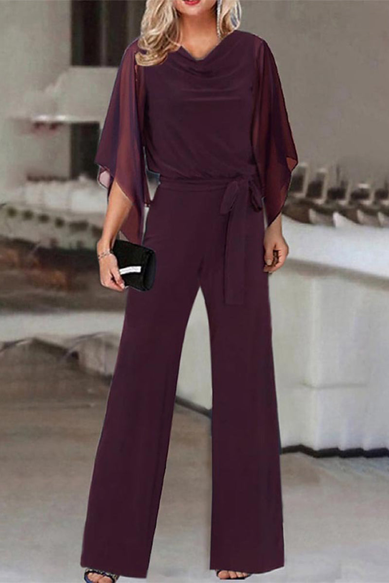 Variant image for Kobiece Eleganckie Jumpsuit z Lekkiego Materiału z Wygodnym Zapięciem-13