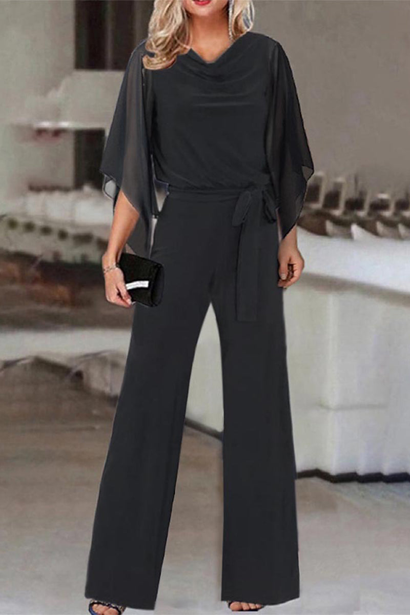 Variant image for Kobiece Eleganckie Jumpsuit z Lekkiego Materiału z Wygodnym Zapięciem-7