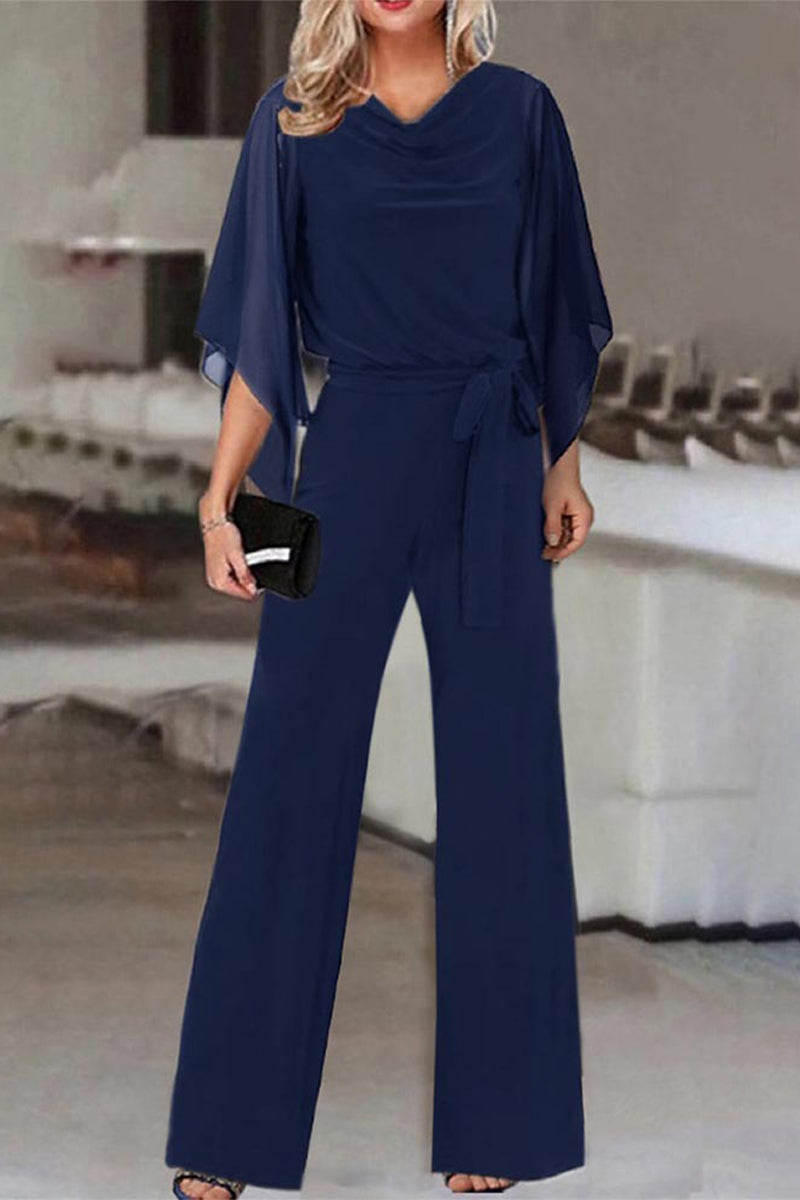 Variant image for Kobiece Eleganckie Jumpsuit z Lekkiego Materiału z Wygodnym Zapięciem-1