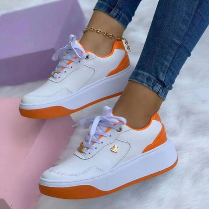 Damskie Stylowe Oddychające Sneakersy z Wkładką Amortyzującą z Antypoślizgową Podeszwą