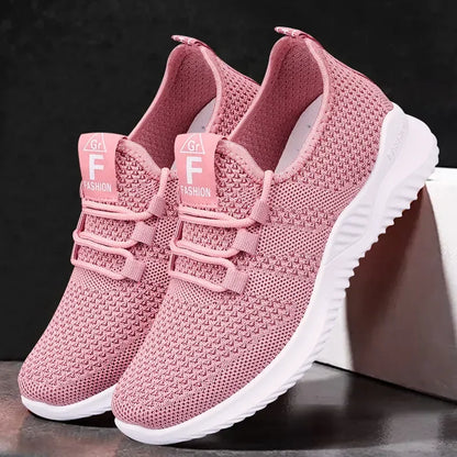 Damskie Stylowe Sneakersy z Wysokiej Jakości Materiałów z Miękką Wyściółką