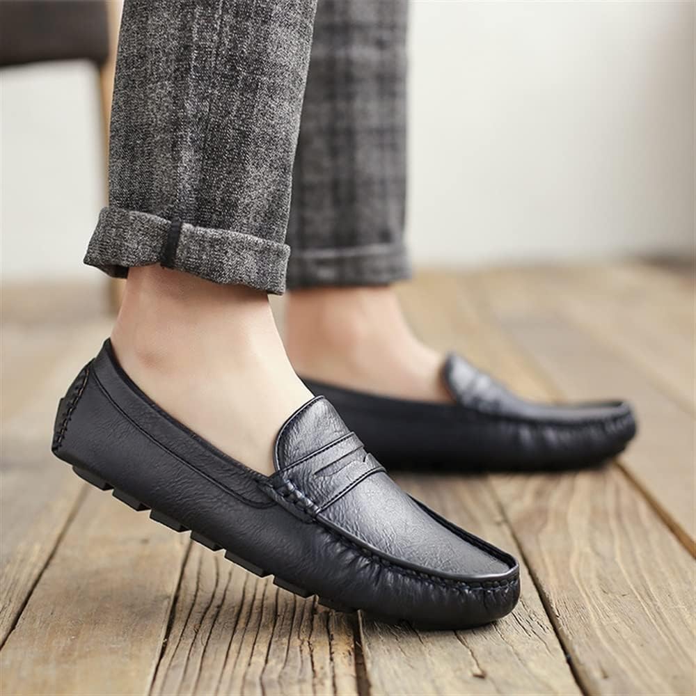 Variant image for Męskie Eleganckie Skórzane Loafersy z Praktycznym Designem-7