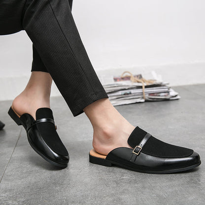 Męskie Stylowe Skórzane Loafersy z Unikalnym Designem i Wygodnym Dopasowaniem
