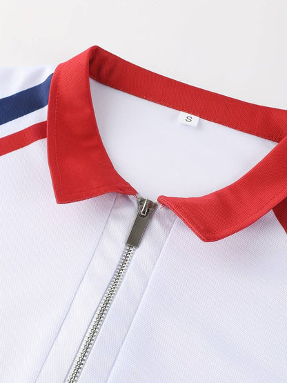 Męska Nowoczesna Oddychająca Koszulka Sportowa z Krótkim Rękawem z Funkcjonalnym Designem
