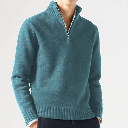 Casualowy Sweter Pleciony z Zamek Czwartej Części Męski | Idealny na Jesień/Zimę