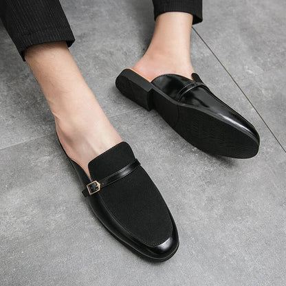 Męskie Stylowe Skórzane Loafersy z Unikalnym Designem i Wygodnym Dopasowaniem