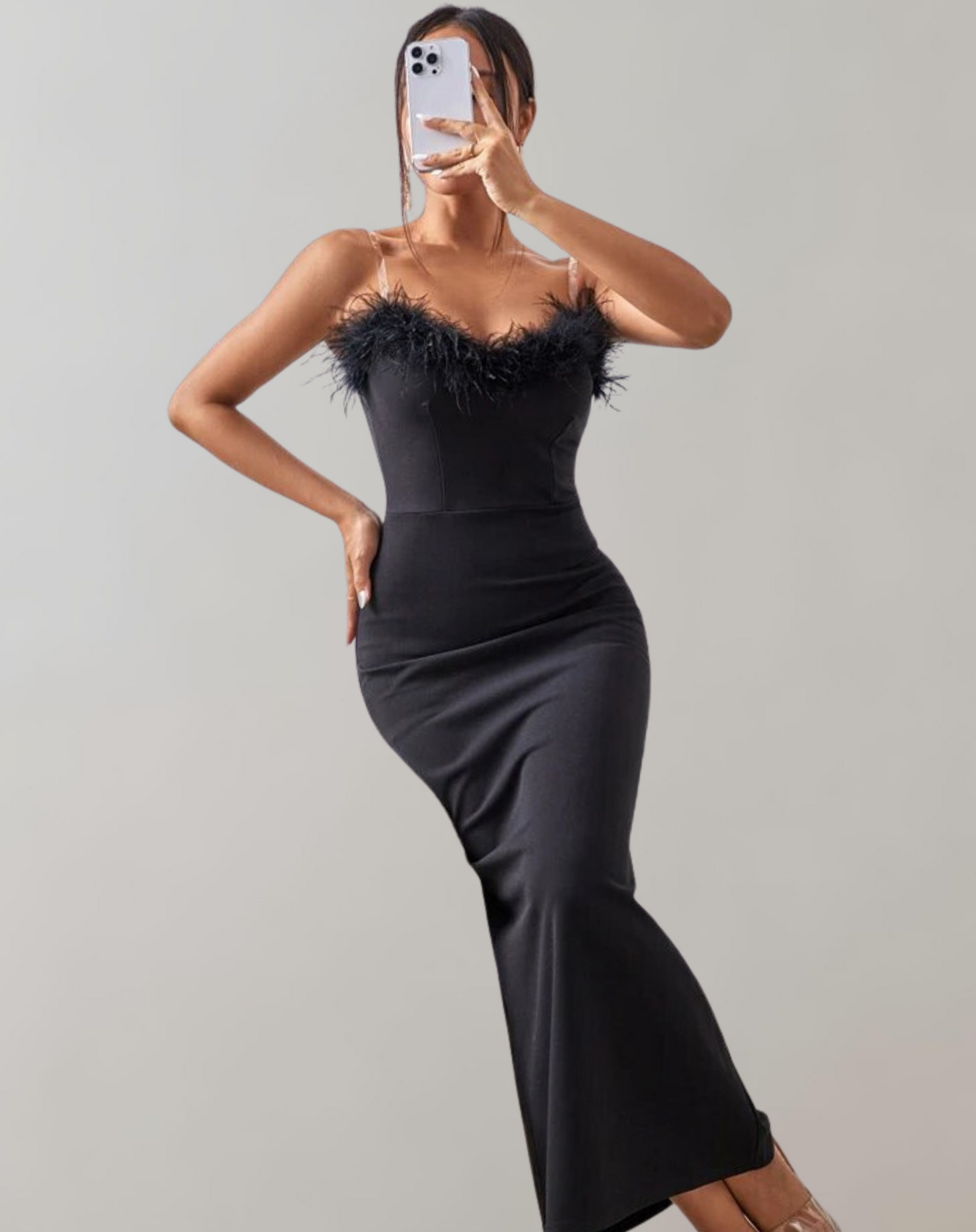 Kobieca Elegancka Sukienka Bodycon z Wiosennymi Akcentami na Wesele