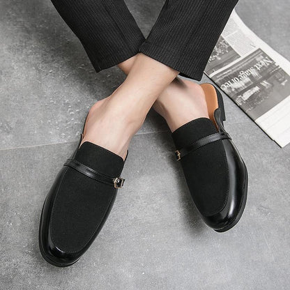 Męskie Stylowe Skórzane Loafersy z Unikalnym Designem i Wygodnym Dopasowaniem