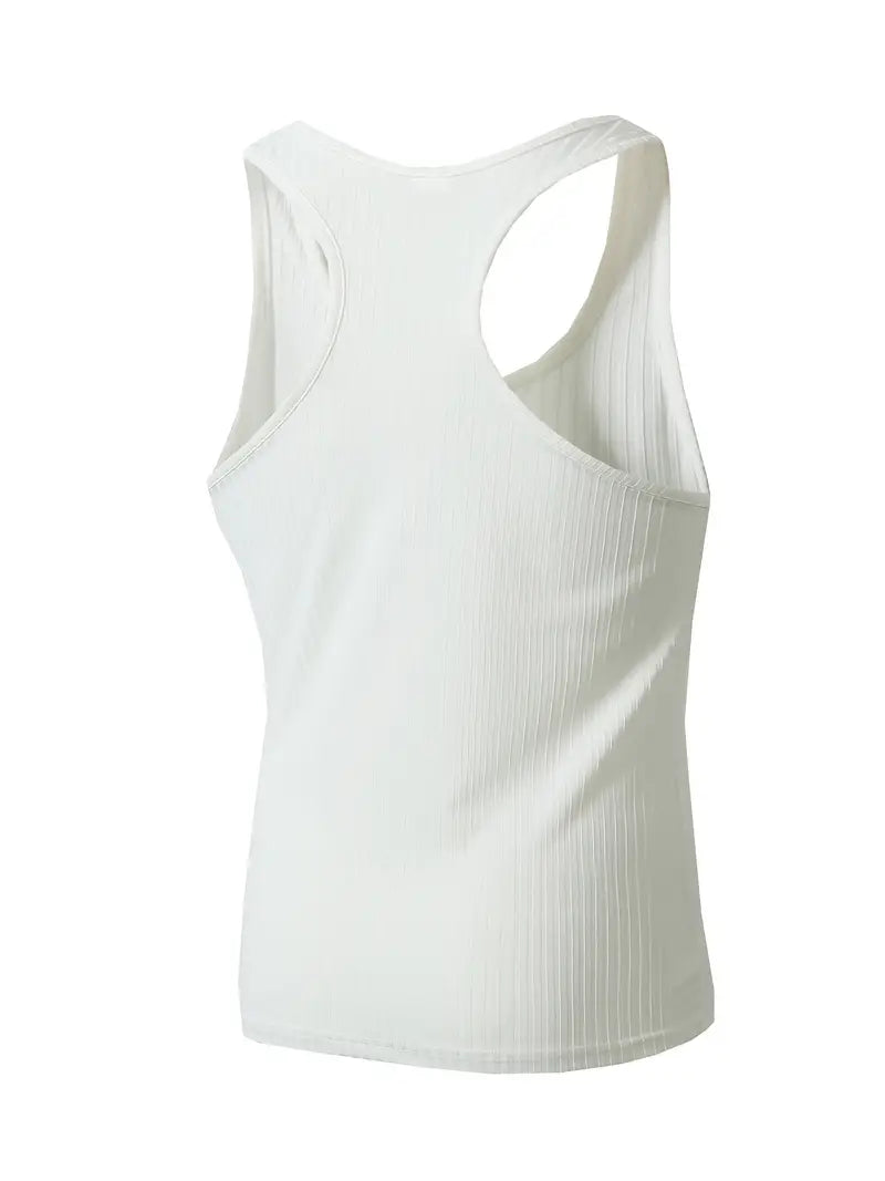 Męski Oddychający Tanktop z Komfortowym Krojem do Aktywności Sportowych