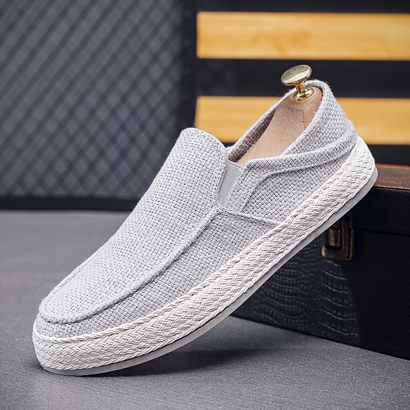Męskie Stylowe Skórzane Loafersy z Antypoślizgową Podeszwą