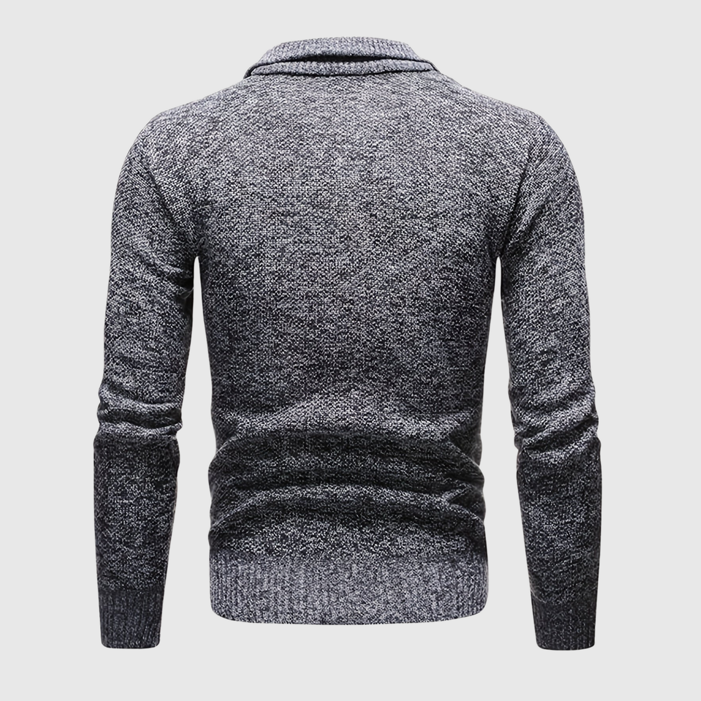 Męski Stylowy Sweter z Zamkiem z Wysokiej Jakości Materiałów z Oddychających Tkanin