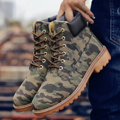 Zamszowe Buty z Wegańskiej Skóry z Sznurowadłami Męski | Eco-Friendly Materials