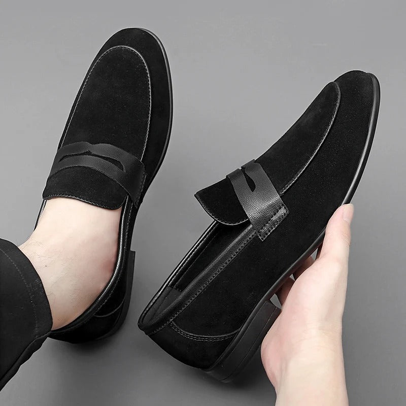 Variant image for Męskie Klasyczne Skórzane Loafersy z Miękką Wkładką-8