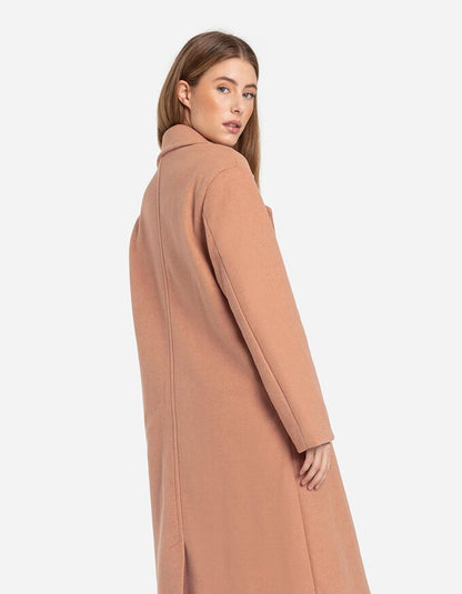 Damski Elegancki Wysokiej Jakości Trenchcoat z Podwójnymi Guzikami