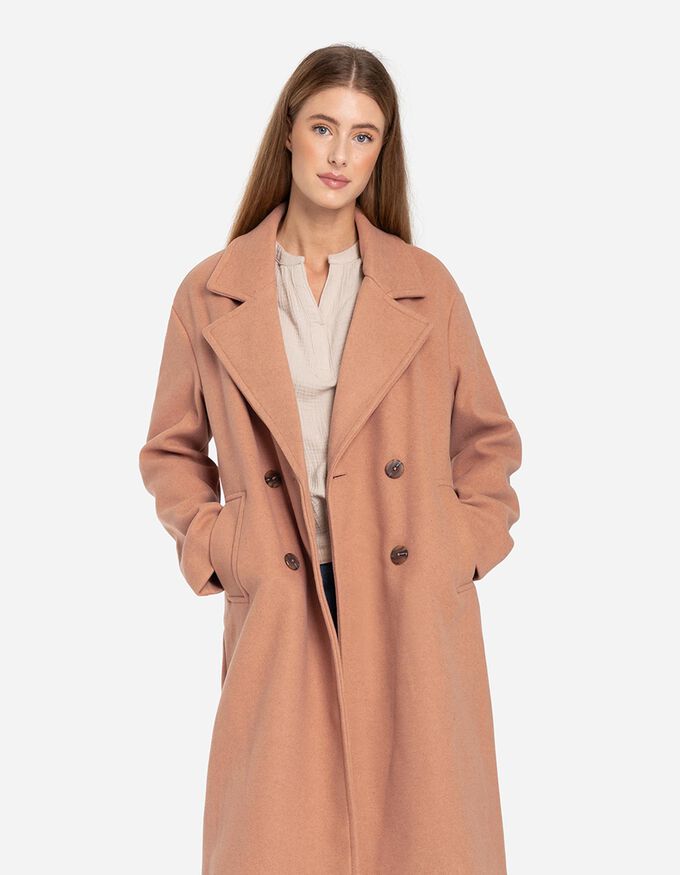 Variant image for Damski Elegancki Wysokiej Jakości Trenchcoat z Podwójnymi Guzikami-5