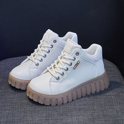 Variant image for Damskie Nowoczesne Syntetyczne Sneakersy z Antypoślizgową Podeszwą-1