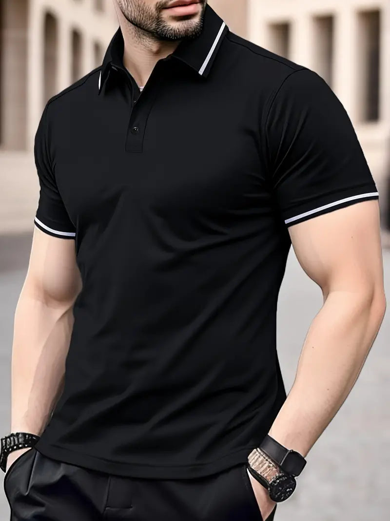 Variant image for Męska Oddychająca Koszulka Golfowa z Normalnym Fitem-8