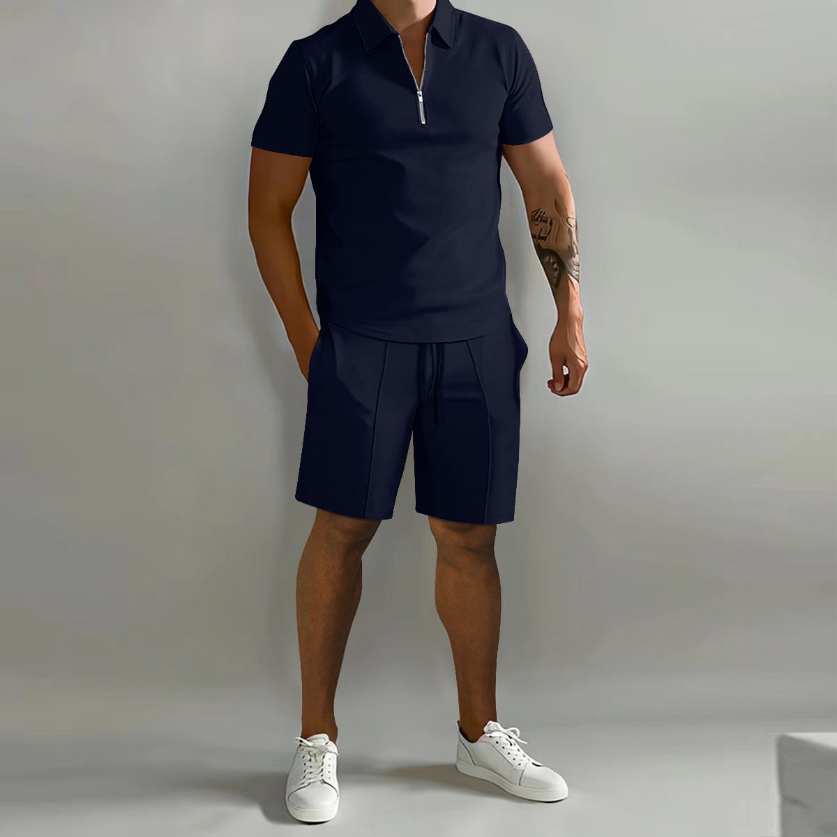 Variant image for Męski Klasyczny Bawełniany Poloshirt z Luźnym Dopasowaniem-33