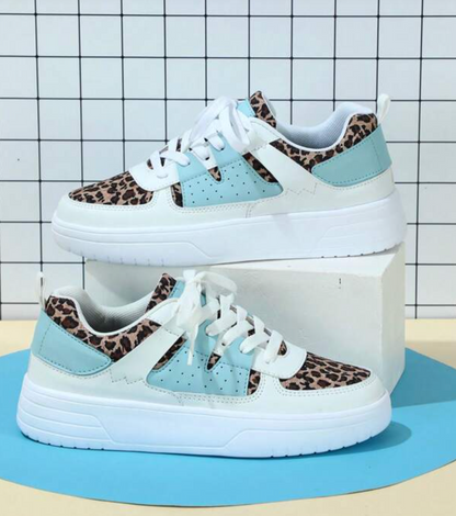 Damskie Eleganckie Sneakersy z Wysokiej Jakości Materiałów z Miękką Wkładką
